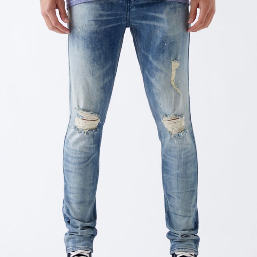 Pacsun men’s skinny ripped jeans size 32x34” New